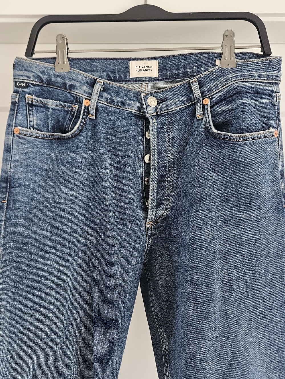 Citizens Of Humanity Charlotte High Rise Button Fly Denim Jeans Sz 29 - Picture 2 of 9